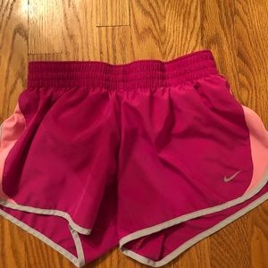 Nike girls running shorts